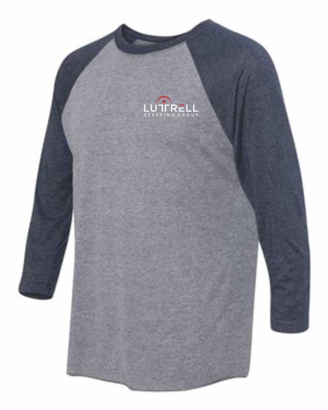 021 Next Level - Unisex Triblend Three-Quarter Sleeve Raglan - 6051 VINTAGE /NAVY SLEEVE
