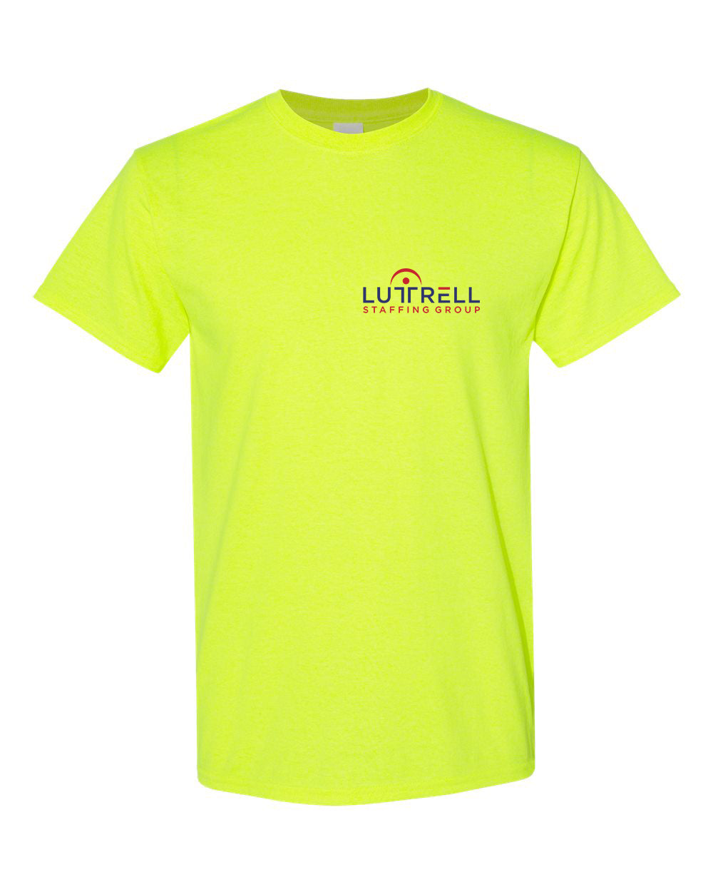 001 GILDAN T-SHIRTS SAFETY GREEN G5000