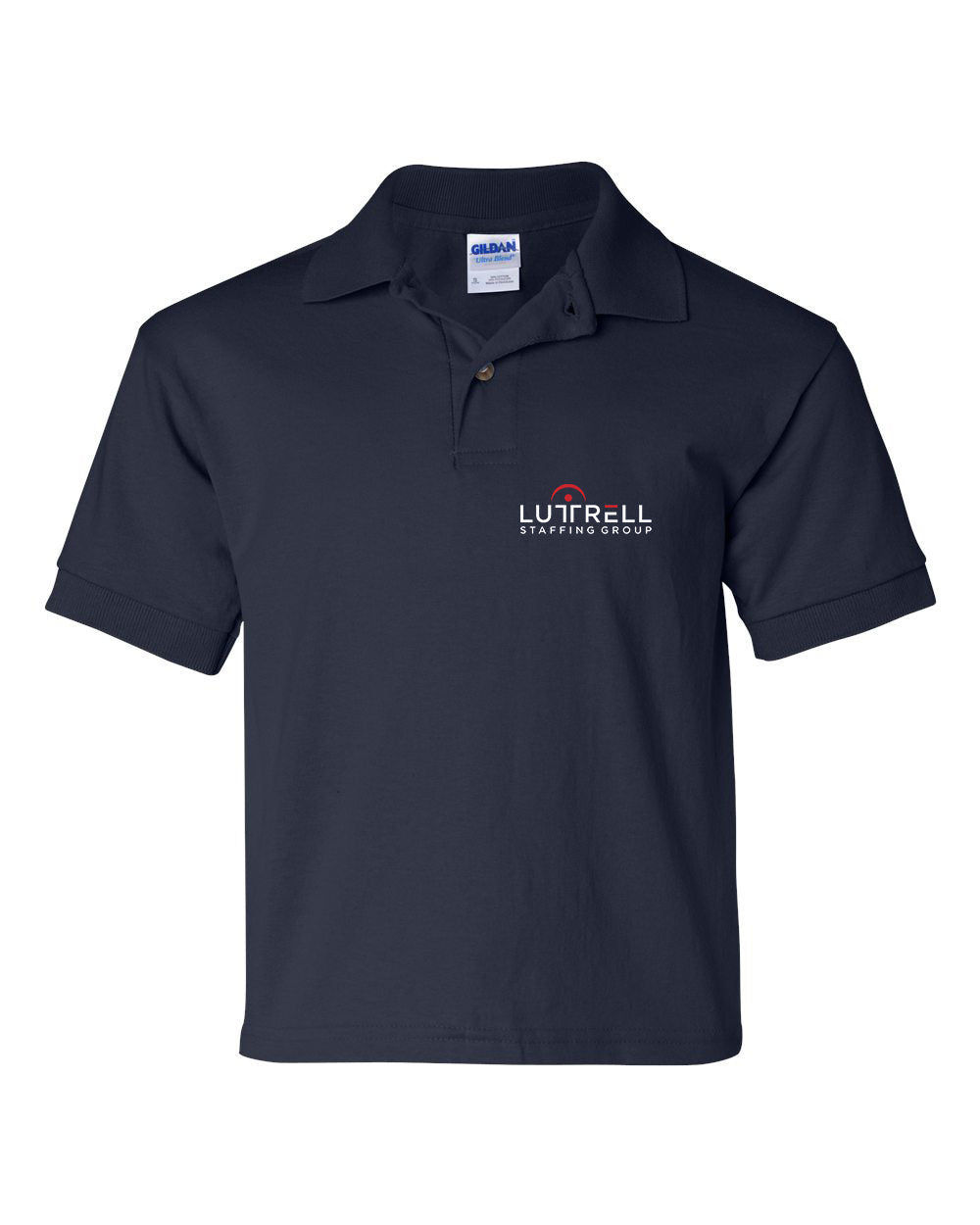 009 GILDAN POLO NAVY EMB LOGO
