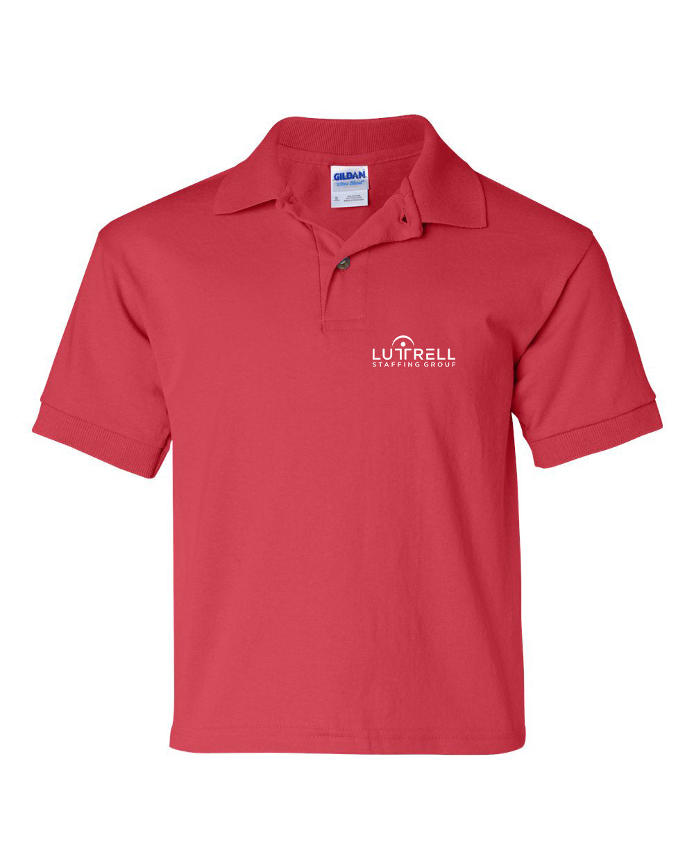 009 GILDAN POLO RED EMB LOGO