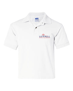009 GILDAN POLO WHITE EMB LOGO