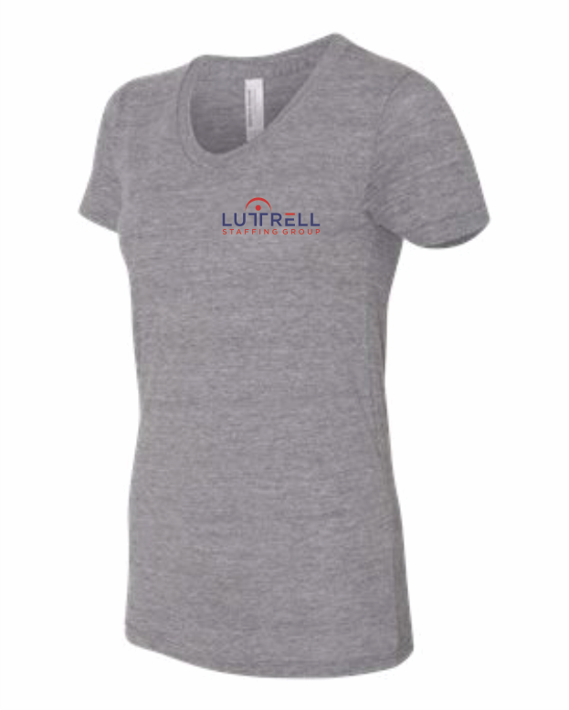 018 American Apparel - Women’s Triblend ATHLETIC GREY Track Tee - TR301W 01627