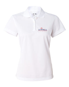 011 Adidas - Women's Climalite Basic polo Sport Shirt - A131 WHITE